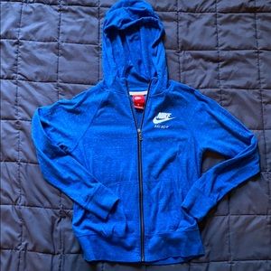 Nike Youth Blue Vintage Zip up Sweatshirt